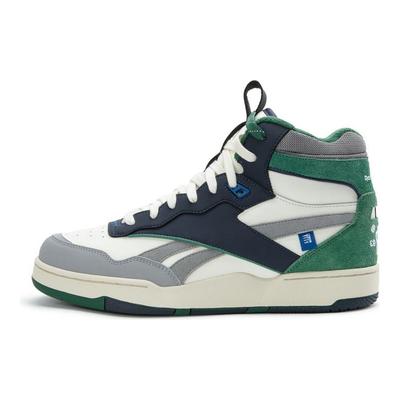 Nautica X BB 4000 II MID Fashion Versatile Comfortable Mid Top Vintage Basketball Shoes Unisex White Green Sneakers 100245907