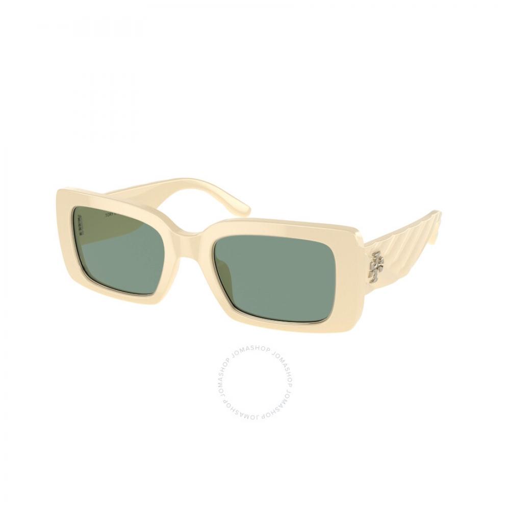 

Зеленые прямоугольные женские солнцезащитные очки Tory Burch TY7188U 190671 51