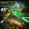 1Set Frog Soft Lure Tube Bait Plastic Fishing Lure With Fishing Hooks Topwater Ray Frog Artificial 3D Eyes