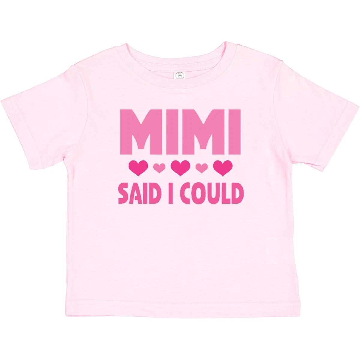 Inktastic Mimi Said Could Funny Granddaughter Baby T-Shirt Kids Childs Girls 100
