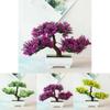 High-quality Realistic Artificial Bonsai Pine Tree Pot Plant For Elegant Home Decor
