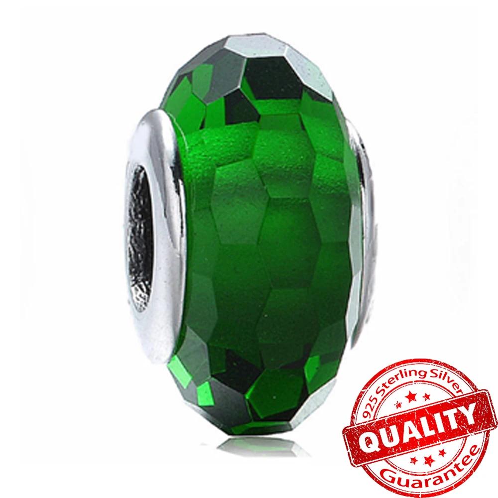 New Copper Colorful Flower Murano Glass Charm Fit Original Bracelet Necklace Heart Murano Glass Diy Fine Jewelry