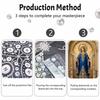 DIY 3D Pearl Diamond Painting Art Set Blessed Virgin Mary Religious Home Decor Art Set Wall Art