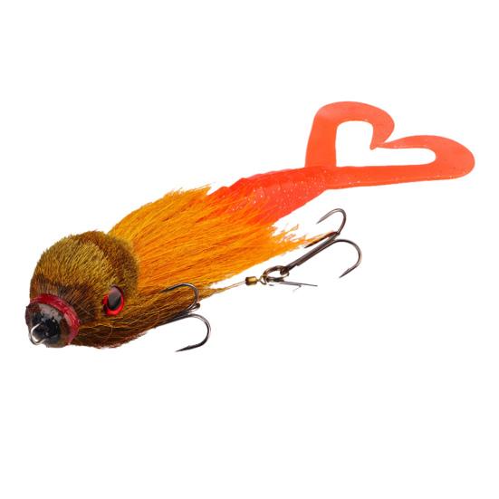 Yousheng 21CM/40G Mouse Deer Artificial Lure with Feathered Bird Head Soft Tails Long Casting Slow Sinking Bionic Swimbait Fishing Accessories