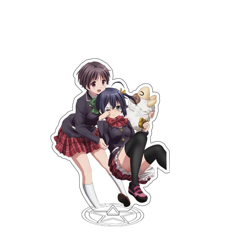 15cm Anime Take On Me Takanashi Rikka Acrylic Stand Action Figure Toy Figures Desktop Home Decoration