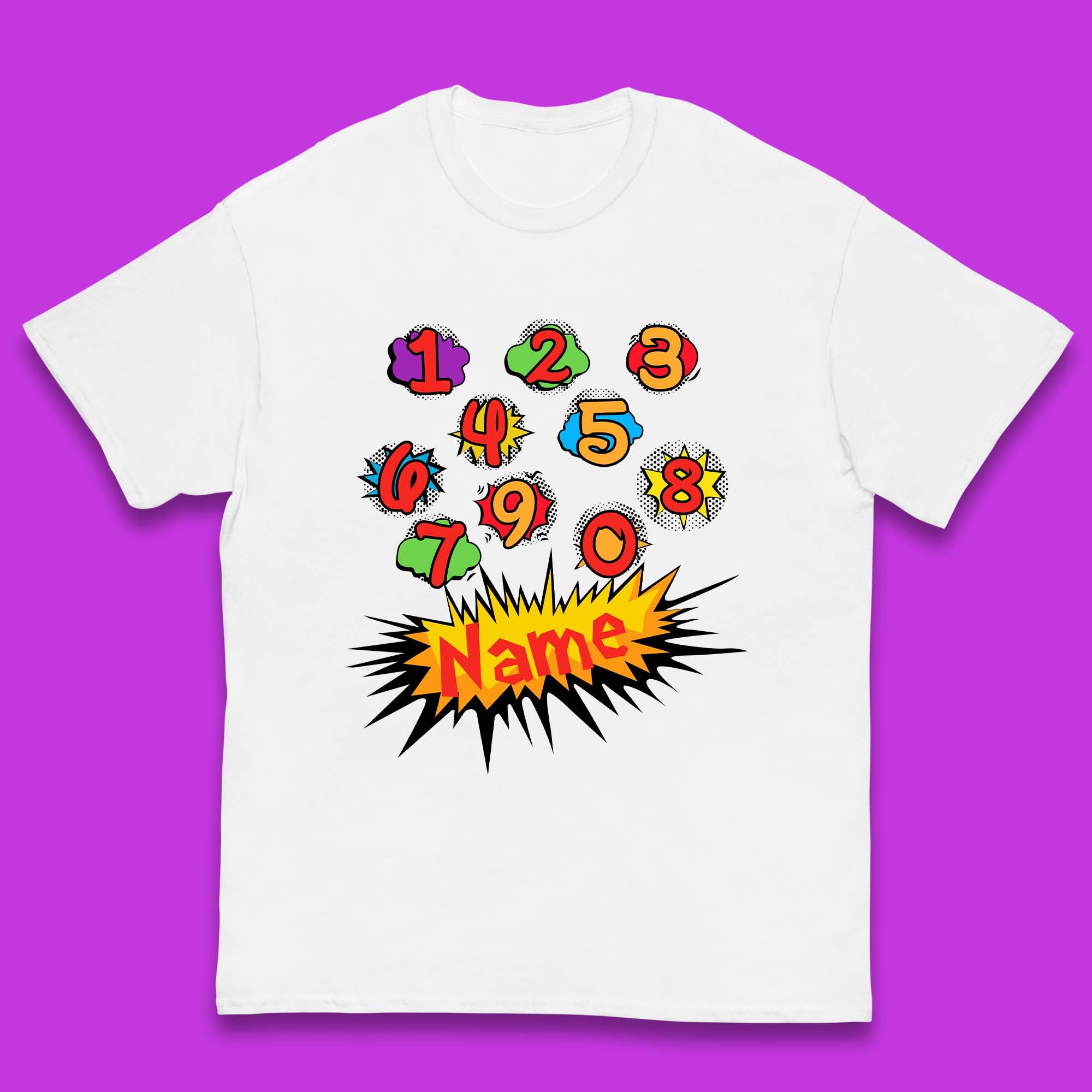 Personalised Number Day Kids T-Shirt 160