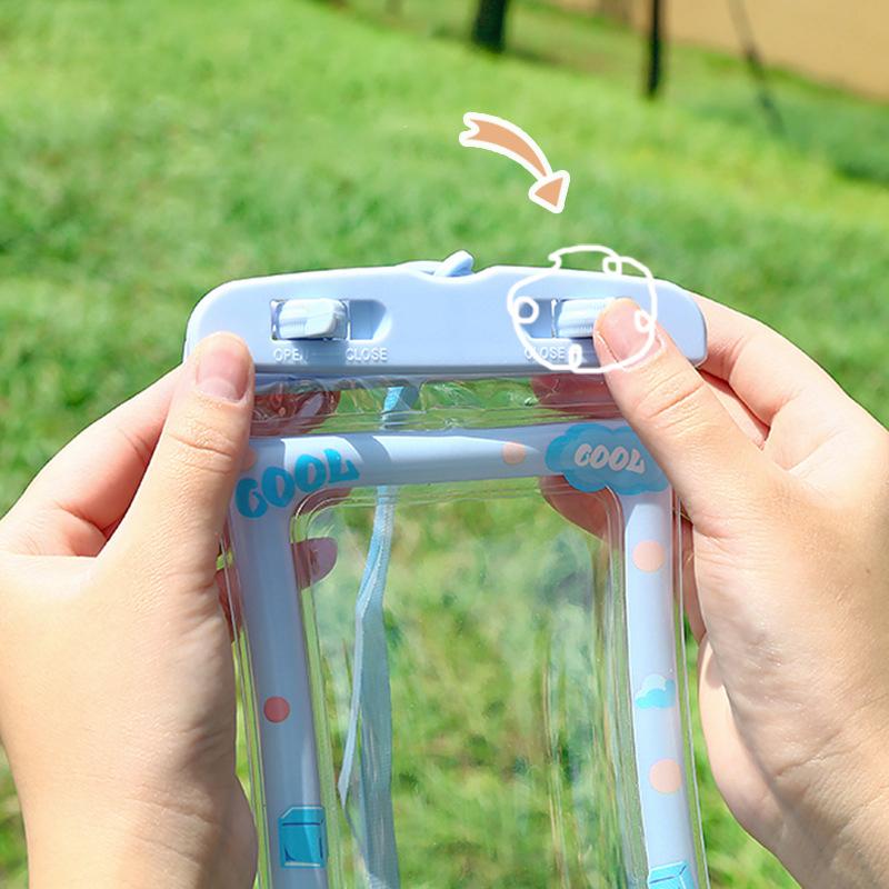 Waterproof Cartoon Phone Pouch Drift Diving Swimming Bag Underwater Dry Bag Case Cover For Phone Water Sports Beach Pool Skiing