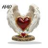 Home Decor Nativity Sign 2D Acrylic Jesus Ornament Angel Wing Table with Base Office Desktop Bookshelf Religious Christmas Decoration Multifunctional