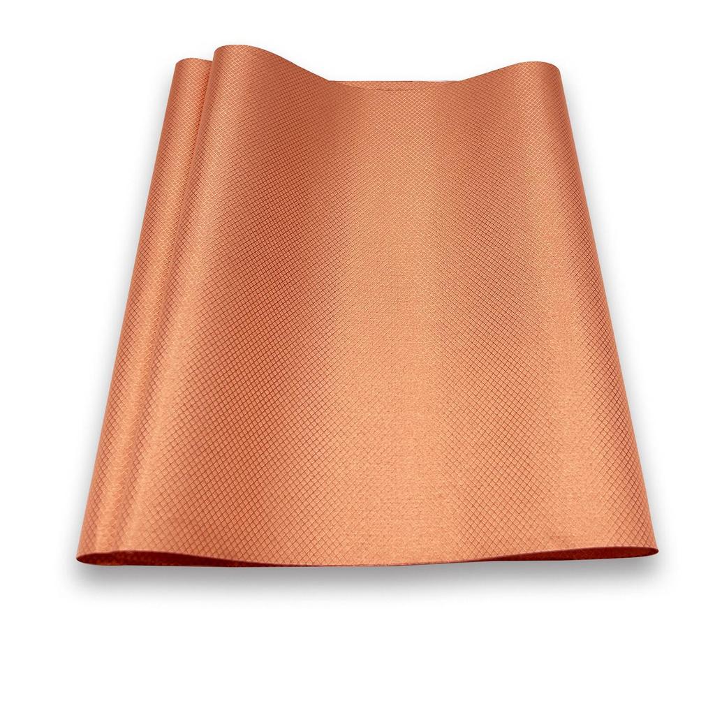 Copper Rhombus Grid RFID/EMF Shielding Fabric for Radiation and GPS Interference Protection