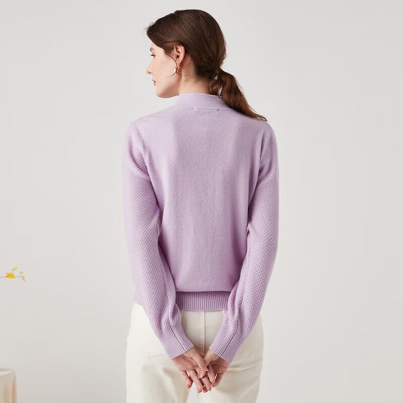 Zhaojun Women's Chinese Style Cashmere Sweater with Qipao Collar
