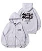 Another Archive 2Way Graffiti Zip-Up Hoodie_Black
