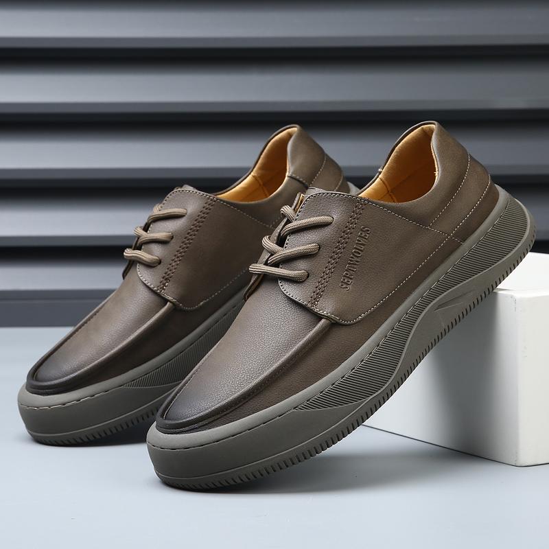 Fashion Casual Men's Board Shoes Fashionable Minimalist Gentleman Style Daily Office Leisure Business Party Youth Adult Quality Shoes
