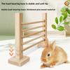 Interactive Bunny Hurdle Bar Wooden Pet Training Games New Pet Exercise Toy  Small Pet Supplies