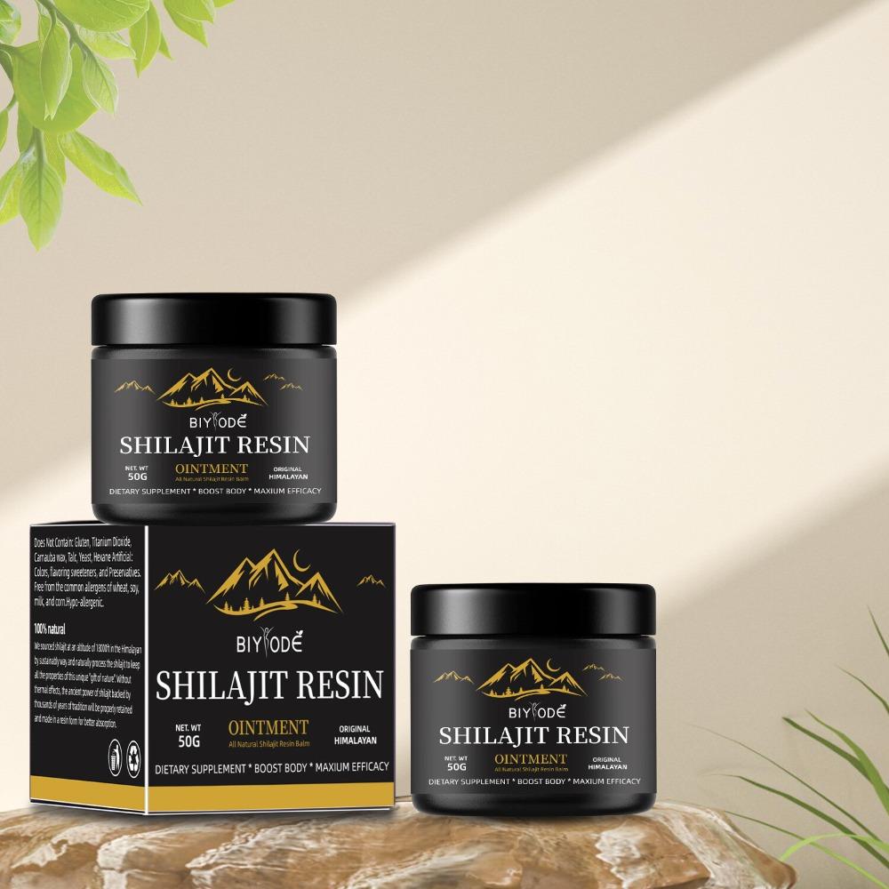 Natural Shilajit Resin 50g Pure Herbal Energy, Detox Wellness Paste for Adults