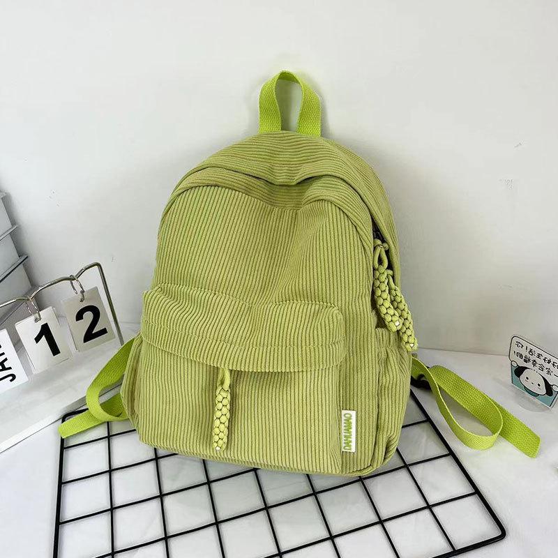 Winter 2024 Damen Cordrucksack - Japanisch Casual, Vielseitig, Soft Girl Stil für Reisen & Shopping