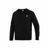 Men's Pocket Logo Pullover Sports Hoodie In Black