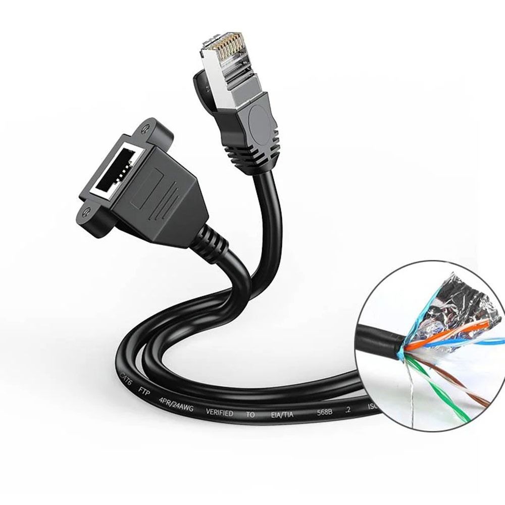 CAT5 Ethernet Extender 8Pin Male to Female LAN Network Extender RJ45 Cable  Network Extension