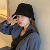 All-match Retro Suede Basin Hat Fashion Fisherman Hat Windproof Bucket Hat for Fall Winter Daily Wear Morning Workout