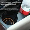 Car Water Cup Holder Pad Honeycomb Texture Embeded Non Slip Mat Universal Automotive Bottle Holder Insert Mat 2.75in