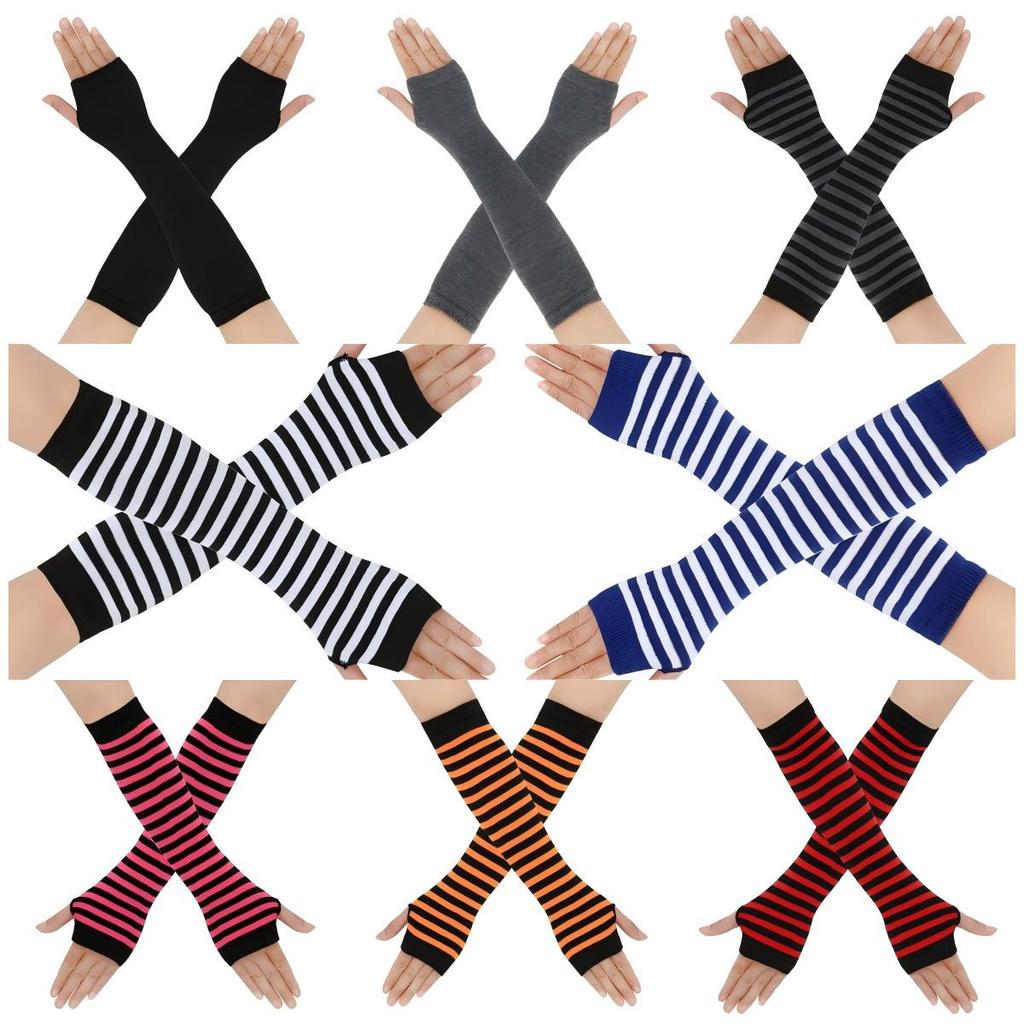 Popular Cross-Border Striped Ninja Cosplay Sunscreen Sleeves