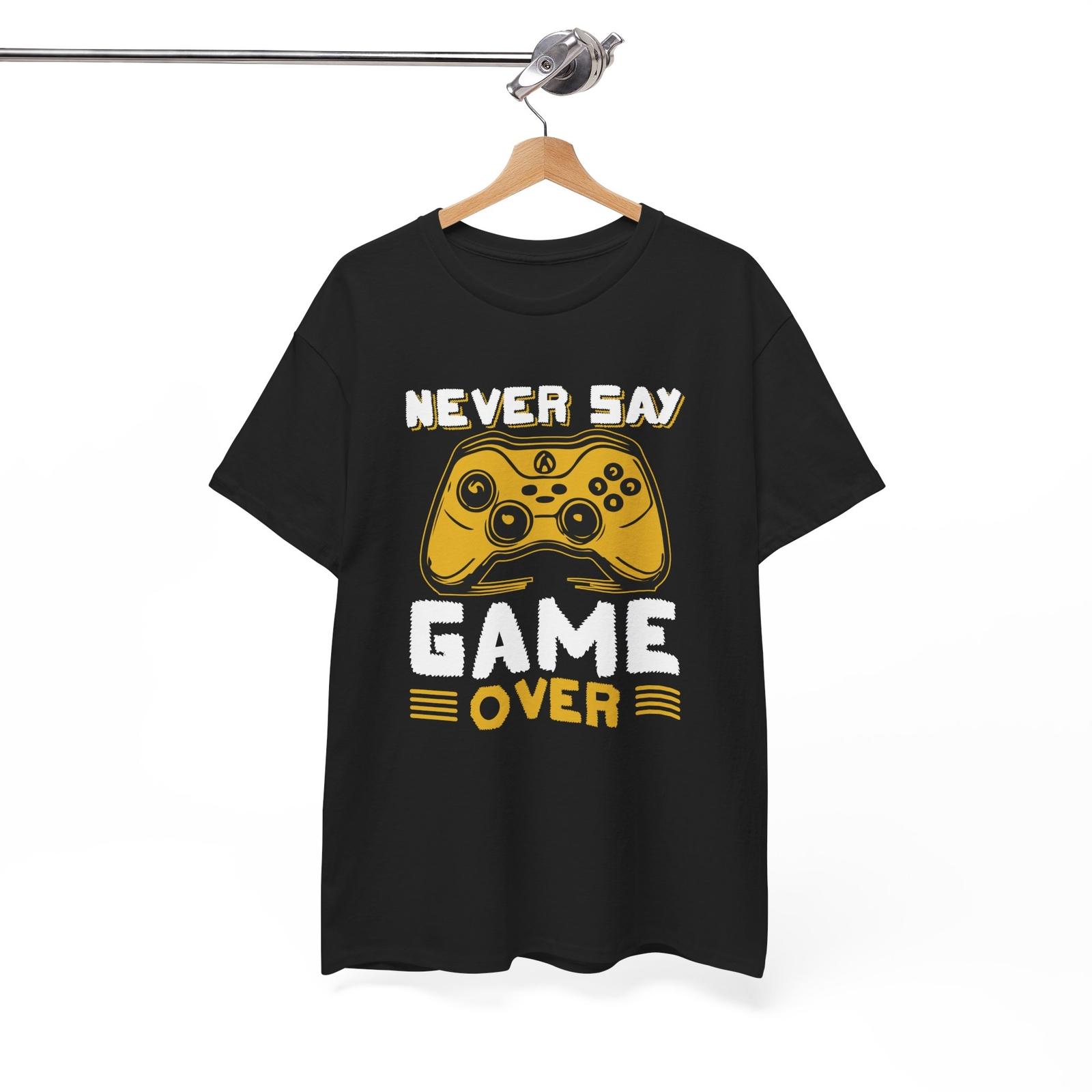 Ретро-футболка Game Over | Смешная футболка для геймера | Футболка в стиле видеоигр M