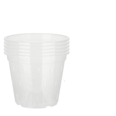 Orkidékrukor med Hål Andningsbara Genomskinliga Plast Orkidékruka Växtkruka för Inomhus Utomhus Trädgård