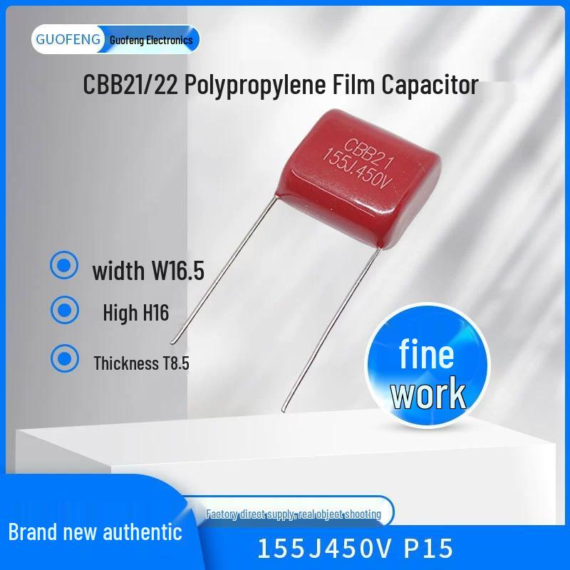 Metallized Film Capacitor 1.5uF 155J 100V-630V CBB21/22 K CL
