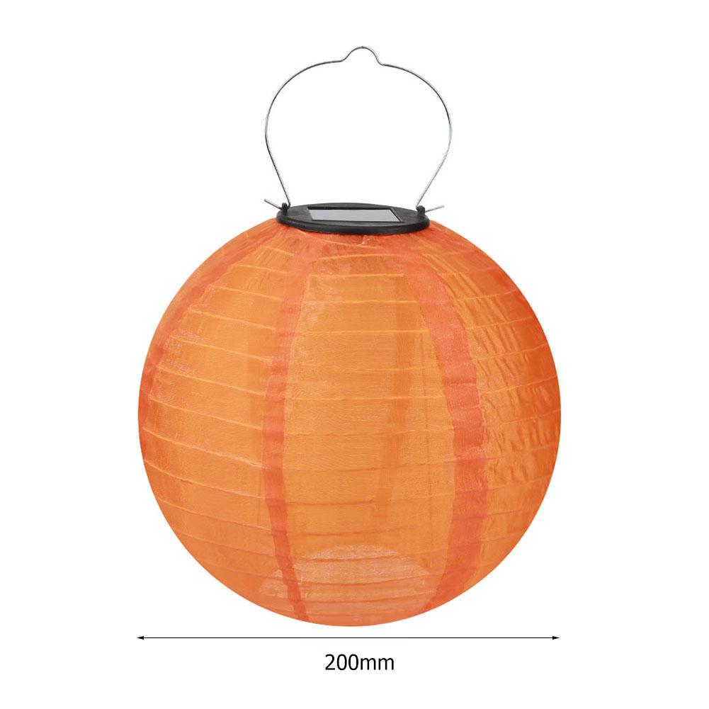 8Inch IP55 Waterproof LED Solar Lantern Lamp Hanging Light for Outdoor Yard Festival Celebration Party Garden Decoration Lamp