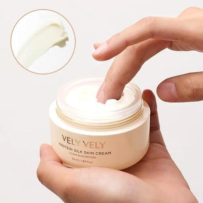 Protein Silk Skin Cream 50 ml, #Rozjasňující #Péče o vrásky, Hydratační, Korejská kosmetika, Kbeauty, vzorek