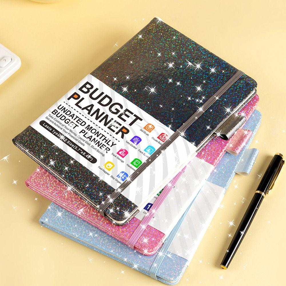 Undatiertes A5 Bargeld Budget Planer Buch Multifunktionaler Ausgaben Tracker Notizbuch Persönlich