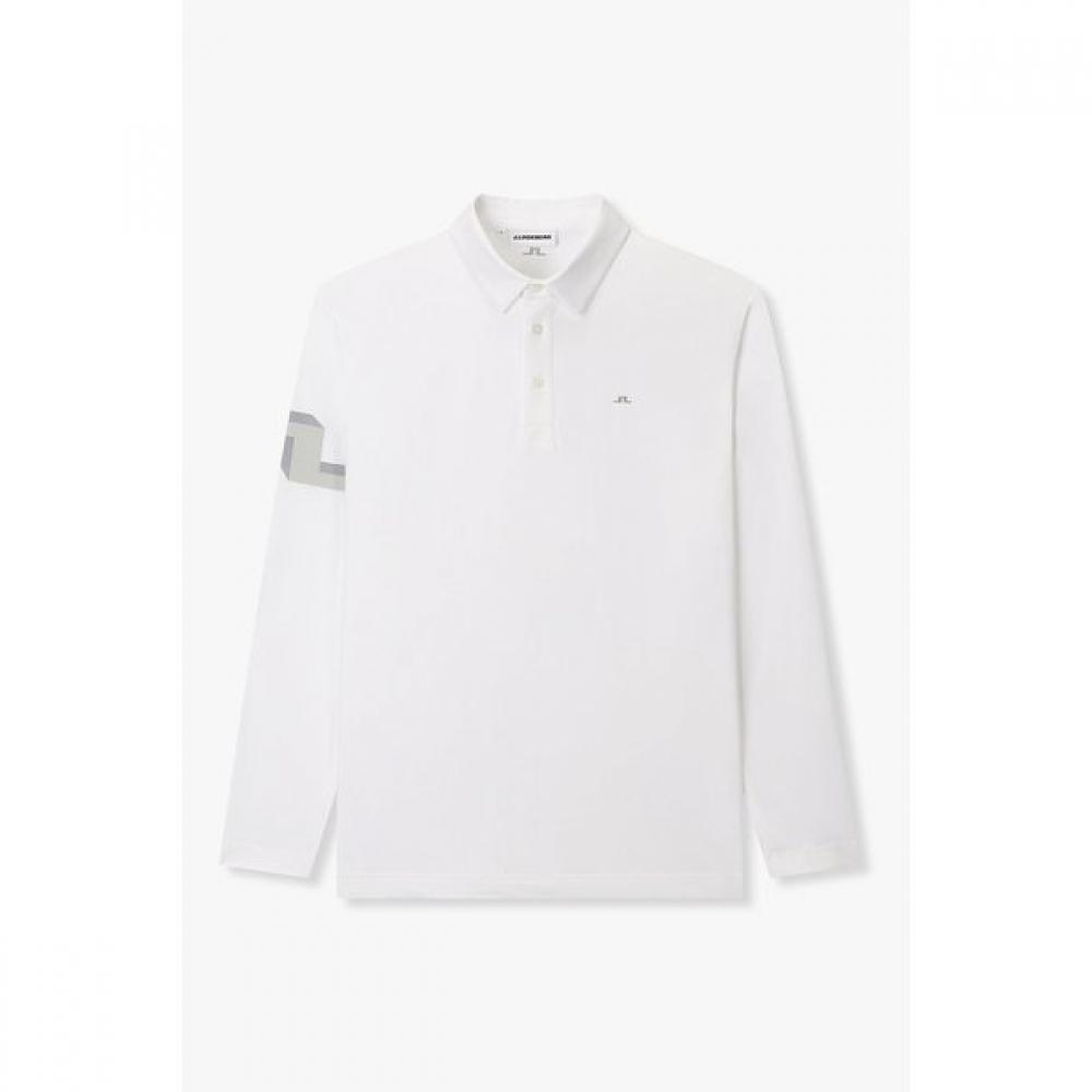 

J.lindeberg Men S Long Sleeve Golf Polo 1516126901 white/M