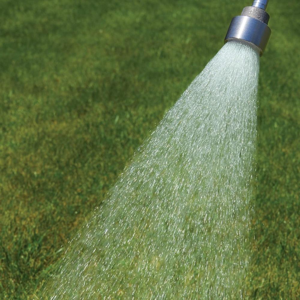 18-inch Soft Rain Watering Wand with Shut Off Valve, Lightweight and Durable Metal Gentle Watering Wand Perfect for Hanging Bask