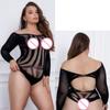 Women Sexy Lingerie Teddies Shiny Glossy Swimwear Cupless Open Crotch Teddy Thong Leotard Open Breast Bodysuit Erotic Underwear