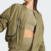 Adidas by Stella McCartney SMC Bomber Jacket Women Black White IT5746