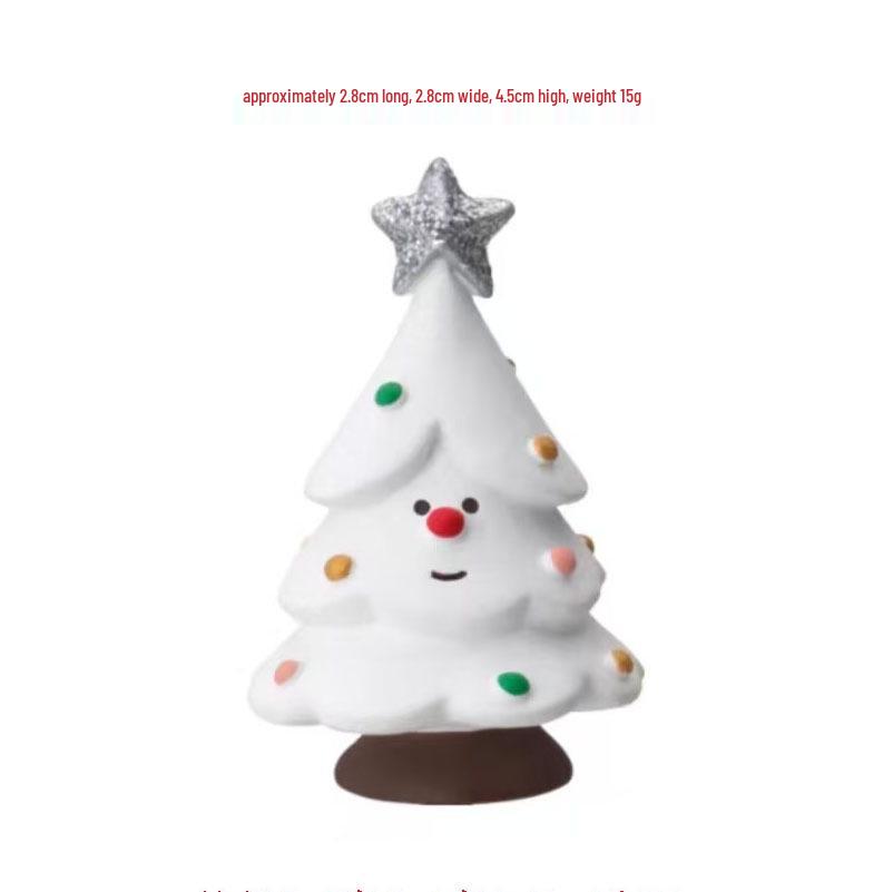 Ornamento di Natale Zakka Gatto Giapponese: Giocattolo Creativo in Resina Blind Box e Regalo Decorativo Trendy.