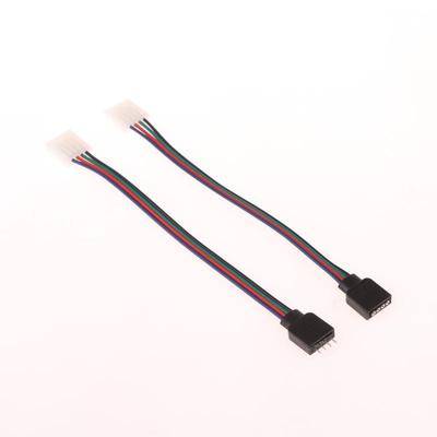 1/5Pcs 4 Conductor Connector For Rgbw Led Strips 16.5Cm Rgb 4 Pin Led Strip Light Connectors Strip To Power Adapter