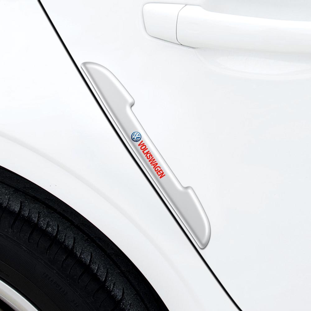 2026 Hot For VW VOLKSWAGEN 4pcs Car Door Edge Anti-collision Bumper Strips Protector Stickers for Volkswagen VW Beetle Tiguan Pa
