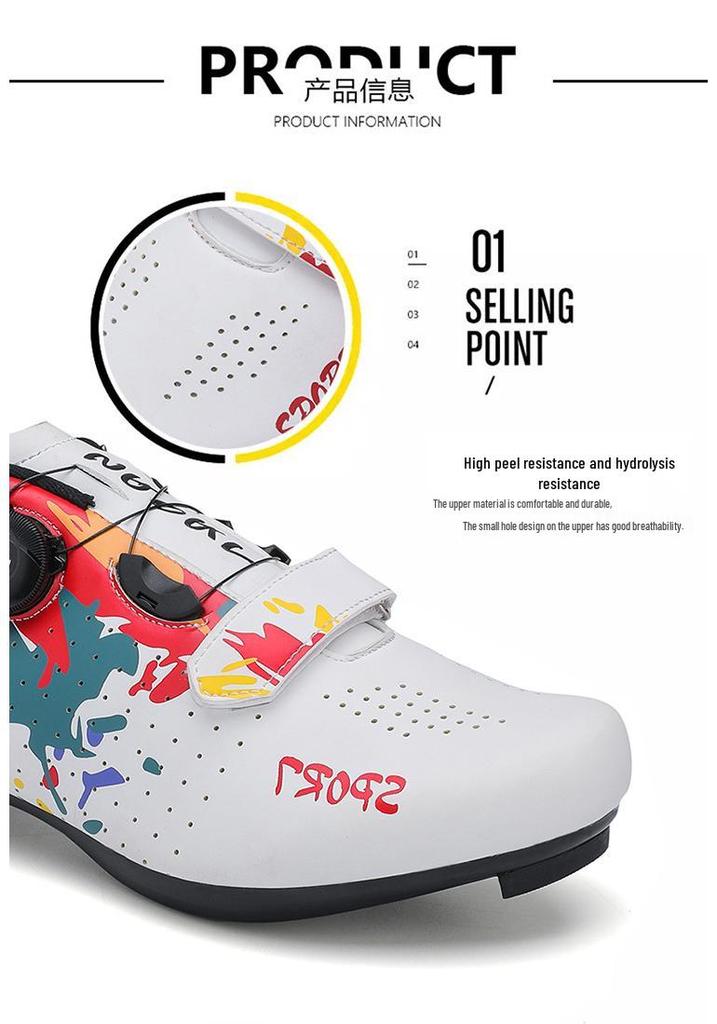 Zapatillas de Bicicleta de Montaña Unisex para Hombres y Mujeres, Tallas 36-46, con Suela Dura y Sistema de Bloqueo para Ciclismo Dinámico