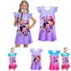 Kpop Demon Hunters Pattern Girl Sleep Dress With Cartoon Pattern For Kids Summer Wear