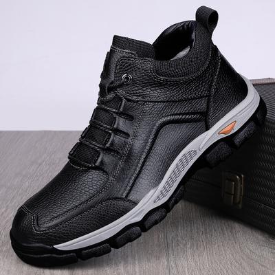 Fashion New Brand Men Casual Shoes Stylish Men Winter Plush Snow Boots Classic Male Hiking Shoes All-match Male Comfortable Basic Boots