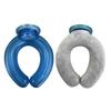 Neck Cooling Ice Pack with Velvet Cover U-shaped Cold Hot