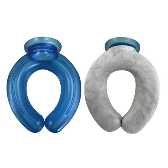 Neck Cooling Ice Pack with Velvet Cover U-shaped Cold Hot