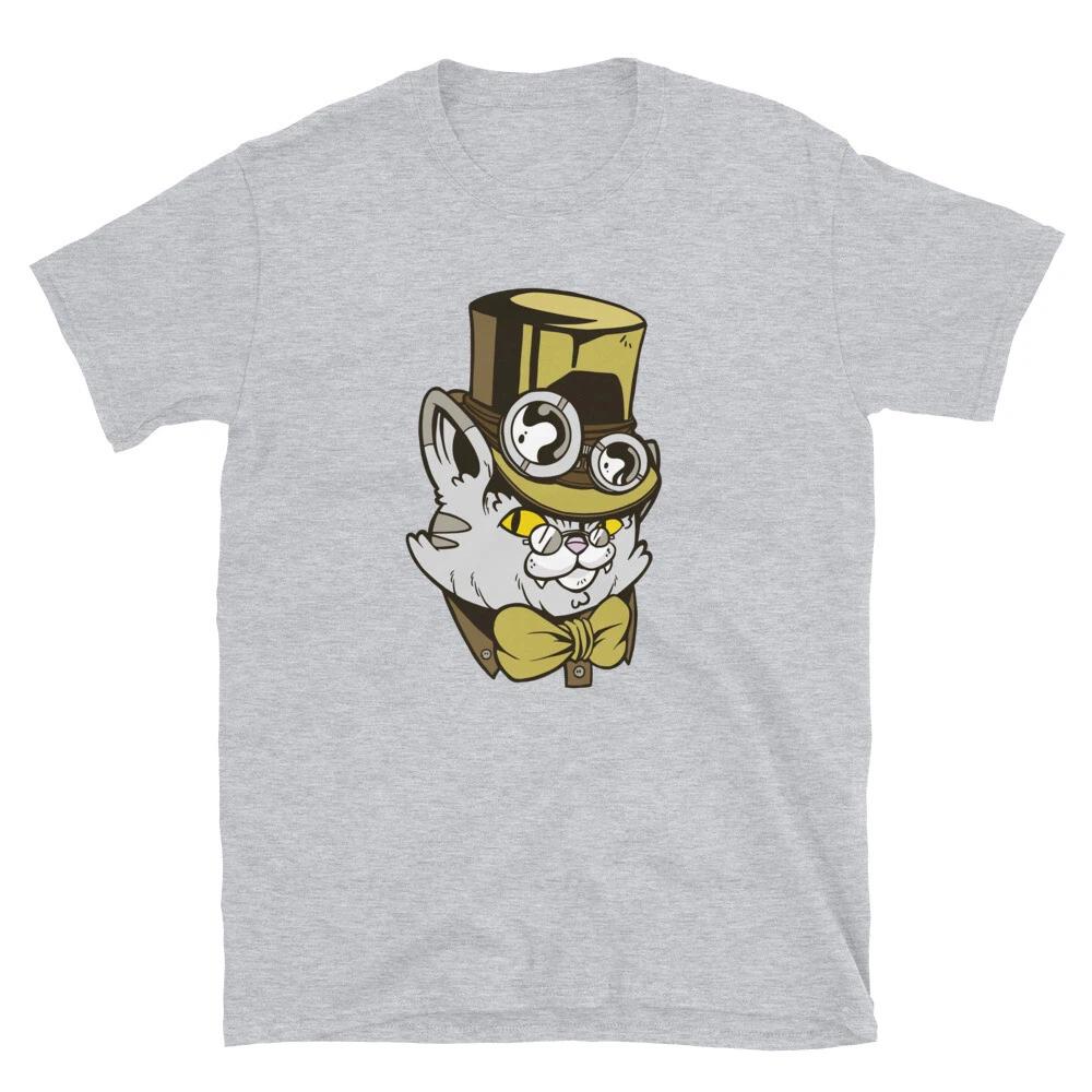Steampunk Kitten Cat T-Shirt 4XL