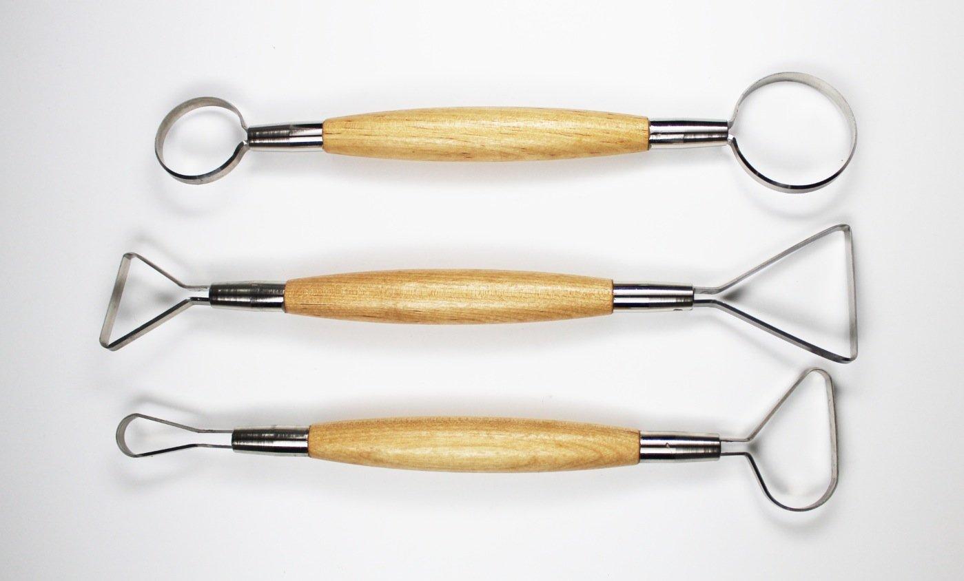 

Pottery Pottery Tools Clay Flat C08 Supplies, Set, 3-Piece Set, Props, Liner, Spatula,