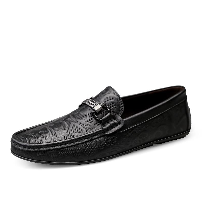 2024 Handgefertigte Herrenschuhe aus echtem Leder Luxusmarke Italienische Casual Herren Slipper Atmungsaktive Fahrschuhe Slipper Mokassins Retro