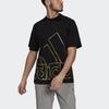 adidas Crew Neck American Retro Casual Short-Sleeve T-Shirt for Men, Black