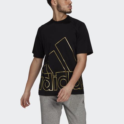 adidas Crew Neck American Retro Casual Short-Sleeve T-Shirt for Men, Black