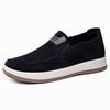 Spring Men's Casual Slip-on Shoes, Lightweight Shallow Mouth Comfort Skate Shoes, Striped Soft Sole Single Shoes, Dropshipping Available