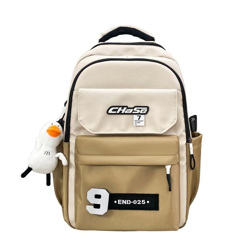 school students Contrast colors Strong and durable Handsome large capacity High value High school students Middle school backpack