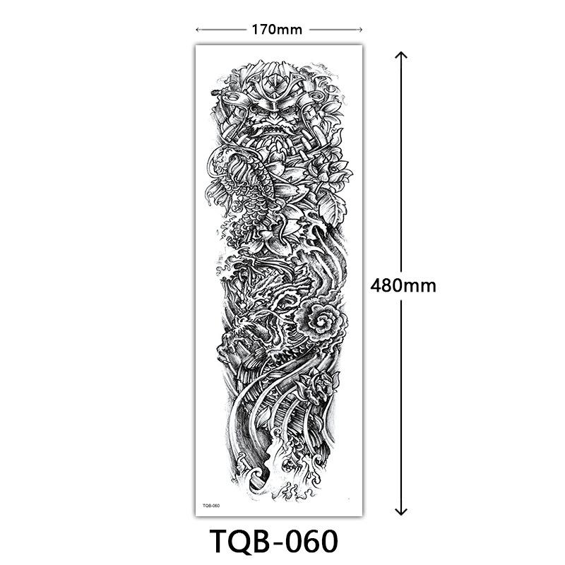 Full Arm Tattoo Sticker Full Arm, Full Arm Big Picture Tattoo Sticker, Flower Arm Tattoo Sticker Tattoo